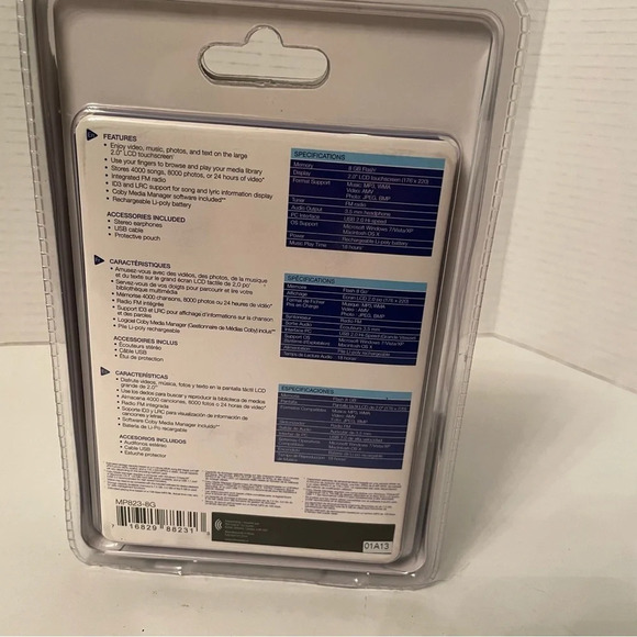 🎵NET Coby 8GB Touchscreen MP3 Video Player📲🎶 - Picture 4 of 5